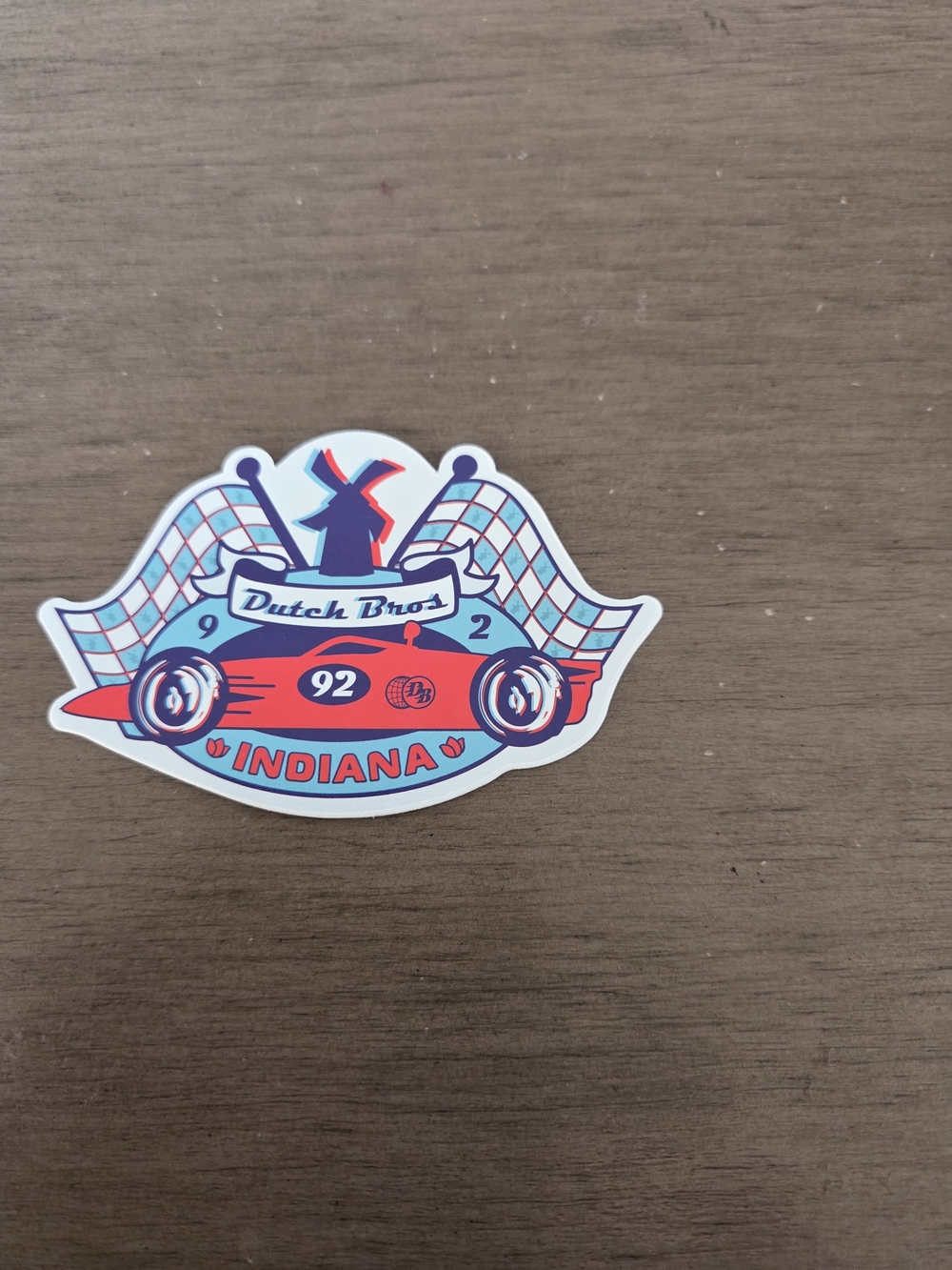 Dutch Bros Indiana State Sticker 2026